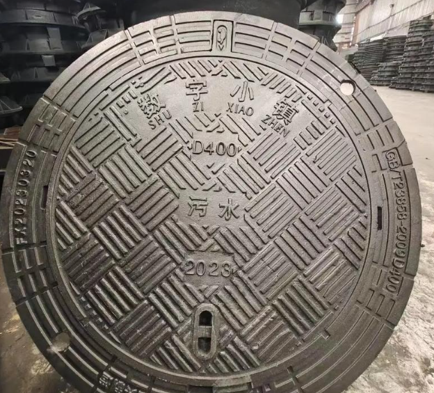 百色球墨铸铁防沉降井盖展示